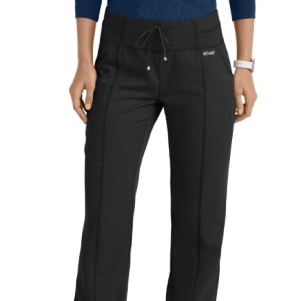 Black greys anatomy active yoga scrub pants